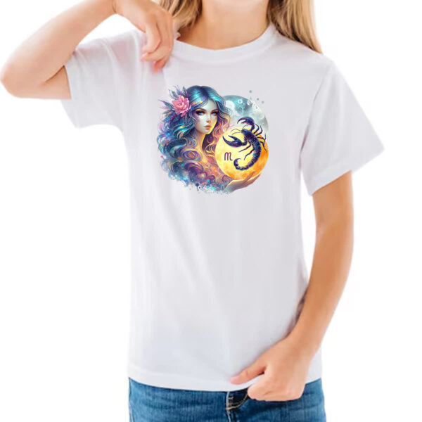 Camiseta Infanto Juvenil Signo Diva de Escorpiao - Imagem 3