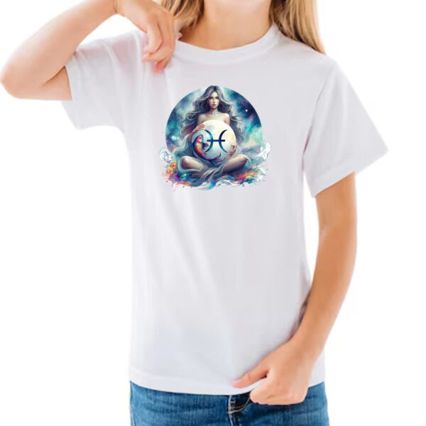 Camiseta Infanto Juvenil Signo Diva de Peixes - Imagem 3