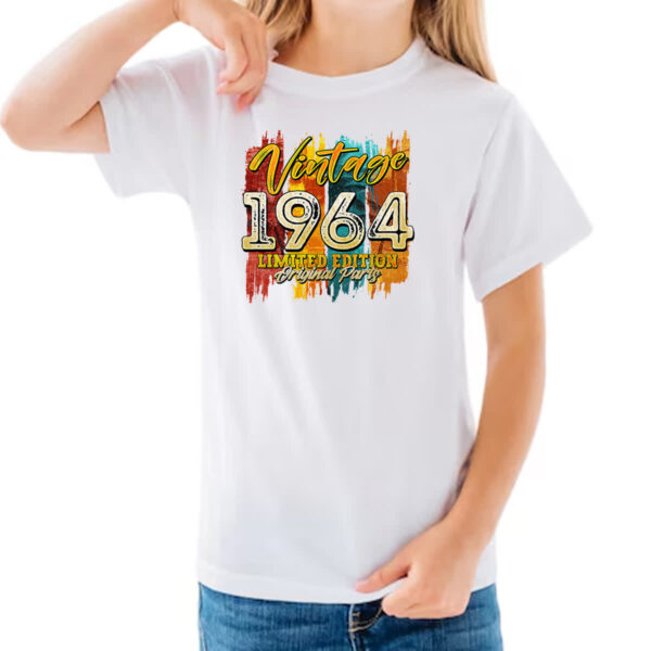 Camiseta Infanto Juvenil Vintage 1964 Limited Edition - Imagem 3