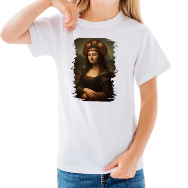 Camiseta Infanto Juvenil Monalisa Cangaceira - Imagem 3