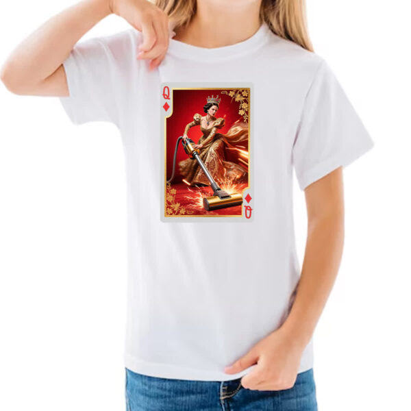 Camiseta Infanto Juvenil Rainha da limpeza - Imagem 3