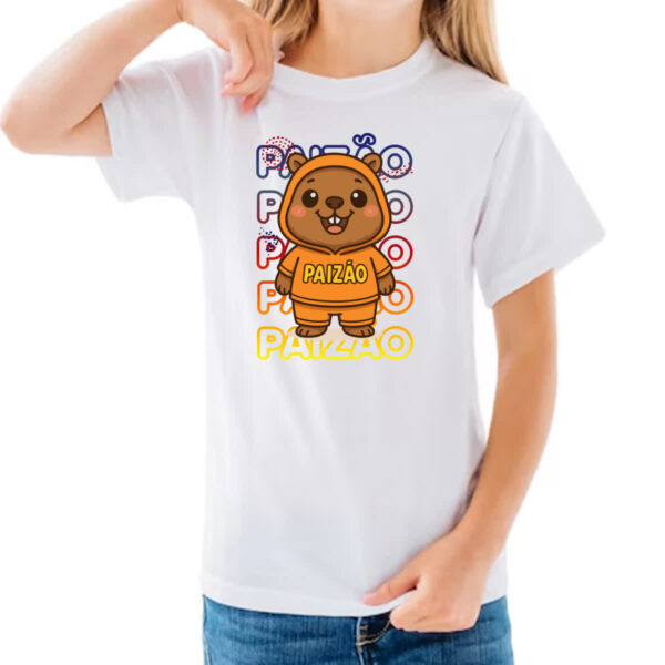 Camiseta Infanto Juvenil Capivara Paizao Paizao - Imagem 3