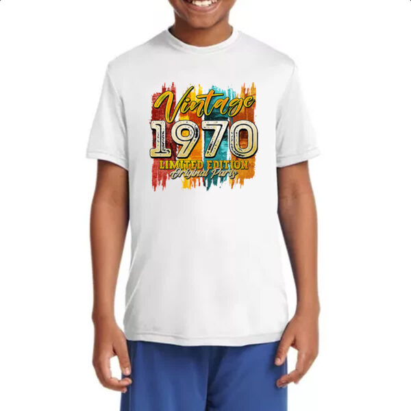 Camiseta Infanto Juvenil Vintage 1970 Limited Edition - Imagem 4