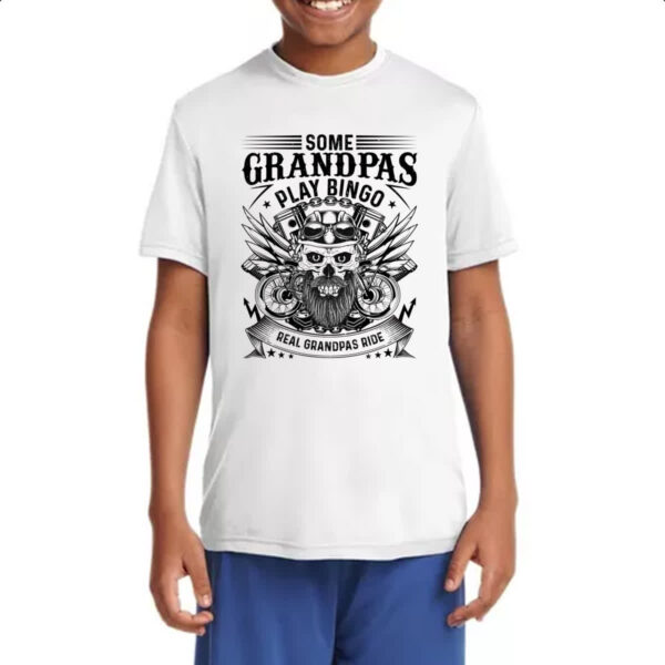 Camiseta Infanto Juvenil Motorcycle Grandpas - Imagem 4