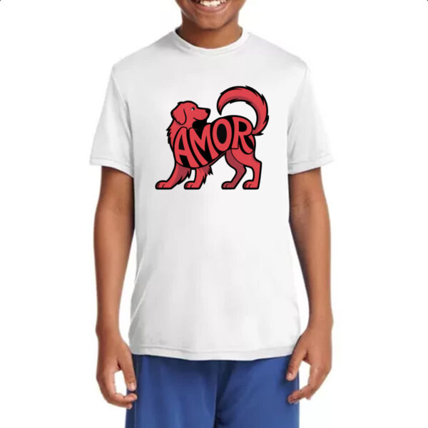 Camiseta Infanto Juvenil Cachorro Amor - Imagem 4