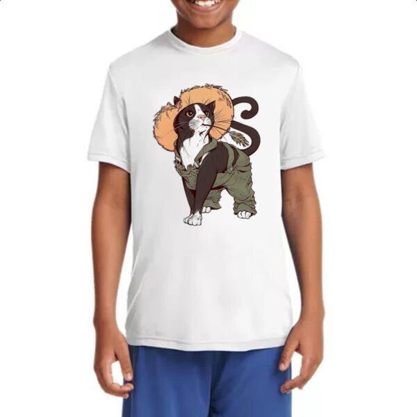 Camiseta Infanto Juvenil Gato da roca - Imagem 4