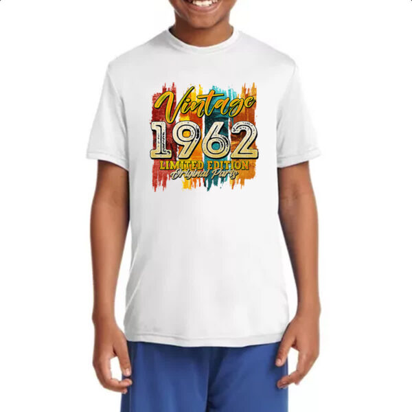Camiseta Infanto Juvenil Vintage 1962 Limited Edition - Imagem 4