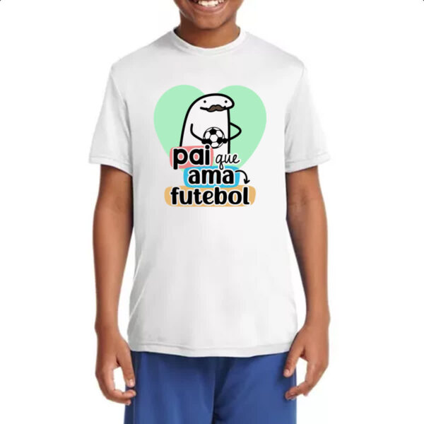 Camiseta Infanto Juvenil Dia dos Pais Flork Futebol - Imagem 4