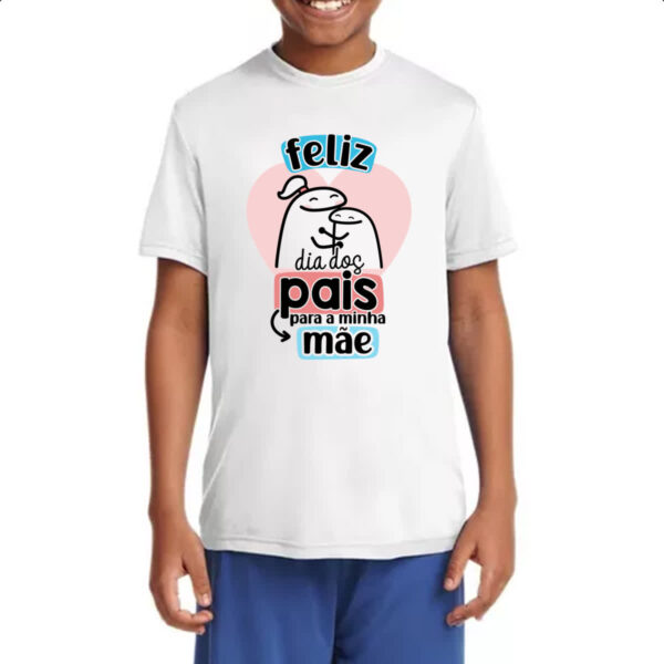 Camiseta Infanto Juvenil Dia dos Pais Flork Mae - Imagem 4
