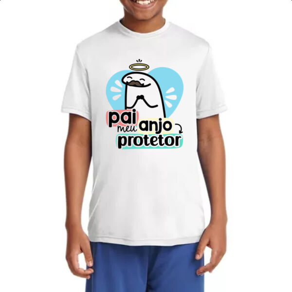 Camiseta Infanto Juvenil Dia dos Pais Flork Protetor - Imagem 4