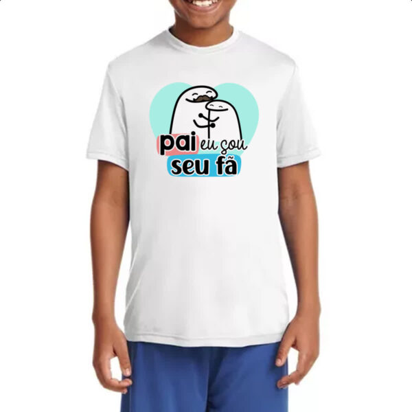 Camiseta Infanto Juvenil Dia dos Pais Flork Seu Fa - Imagem 4