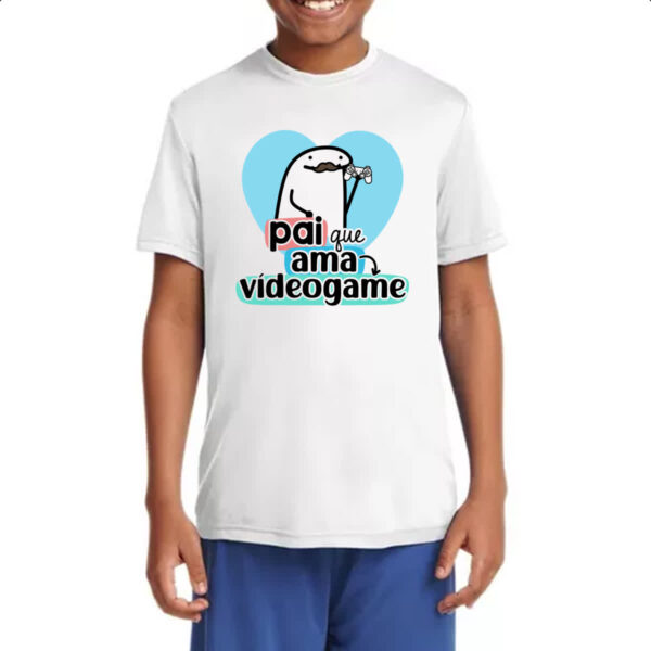 Camiseta Infanto Juvenil Dia dos Pais Flork Videogame - Imagem 4