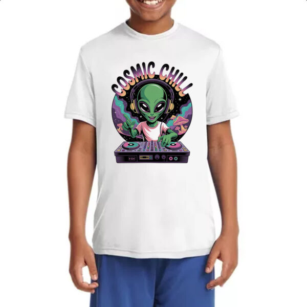 Camiseta Infanto Juvenil ET Cosmic Chill DJ - Imagem 4