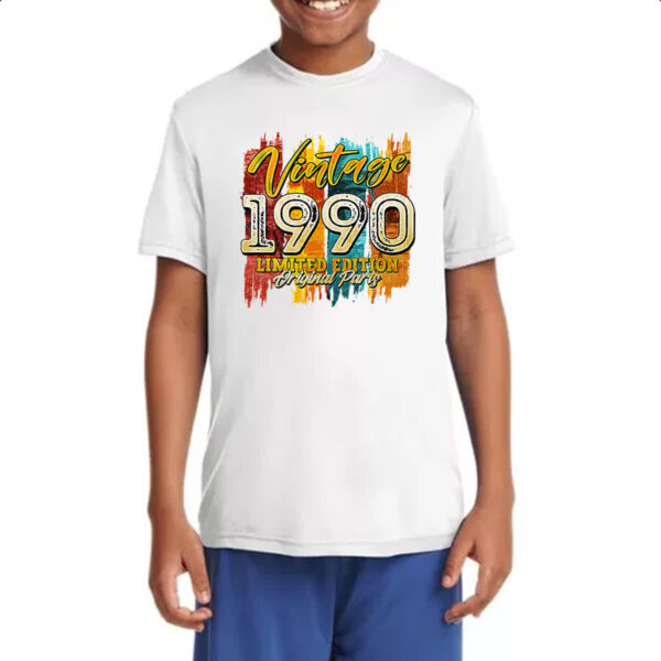Camiseta Infanto Juvenil Vintage 1990 Limited Edition - Imagem 4