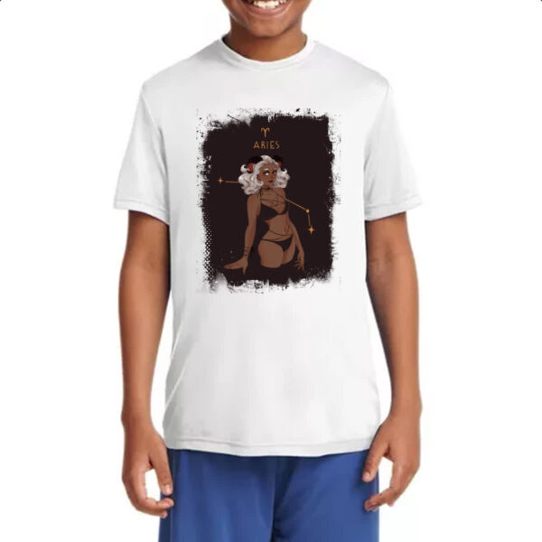 Camiseta Infanto Juvenil Anime Signo de Aries - Imagem 4