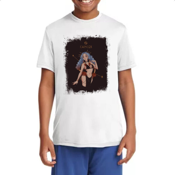 Camiseta Infanto Juvenil Anime Signo de Cancer - Imagem 4