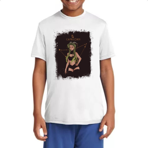 Camiseta Infanto Juvenil Anime Signo de Capricornio - Imagem 4