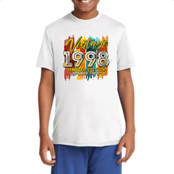 Camiseta Infanto Juvenil Vintage 1998 Limited Edition - Imagem 4