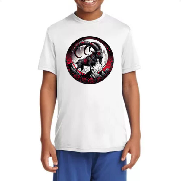 Camiseta Infanto Juvenil Signo Gotico de Capricornio - Imagem 4