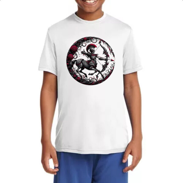 Camiseta Infanto Juvenil Signo Gotico de Sagitario - Imagem 4