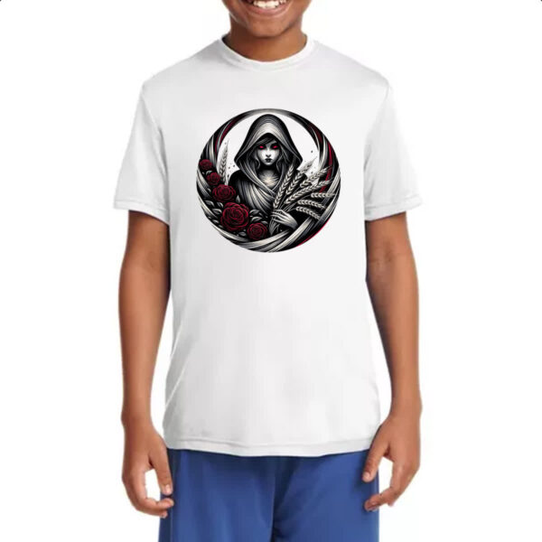 Camiseta Infanto Juvenil Signo Gotico de Virgem - Imagem 4