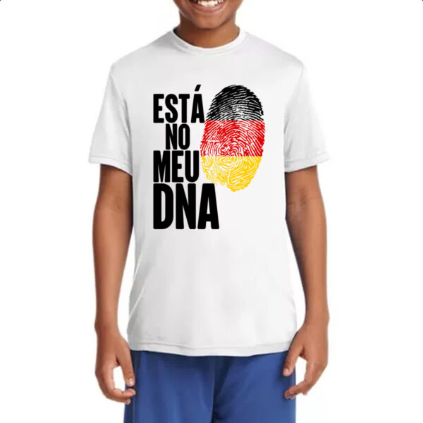 Camiseta Infanto Juvenil Esta no meu DNA Alemanha - Imagem 4