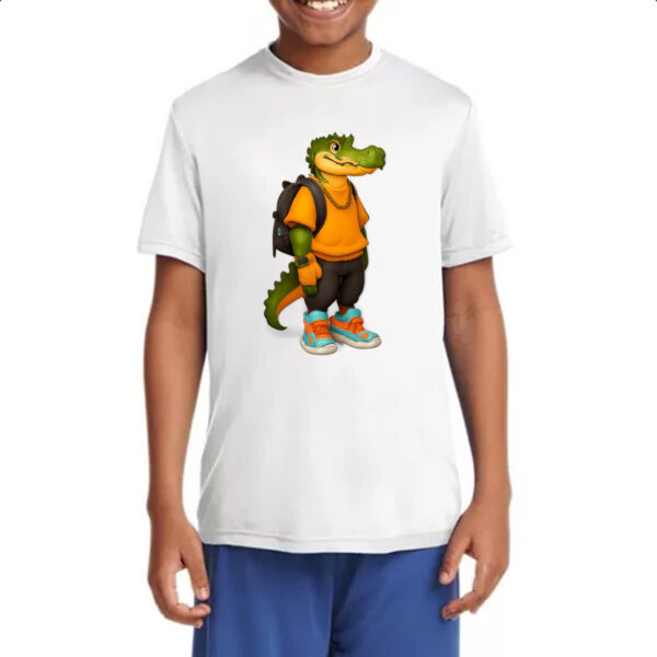 Camiseta Infanto Juvenil Jacare aventureiro - Imagem 4