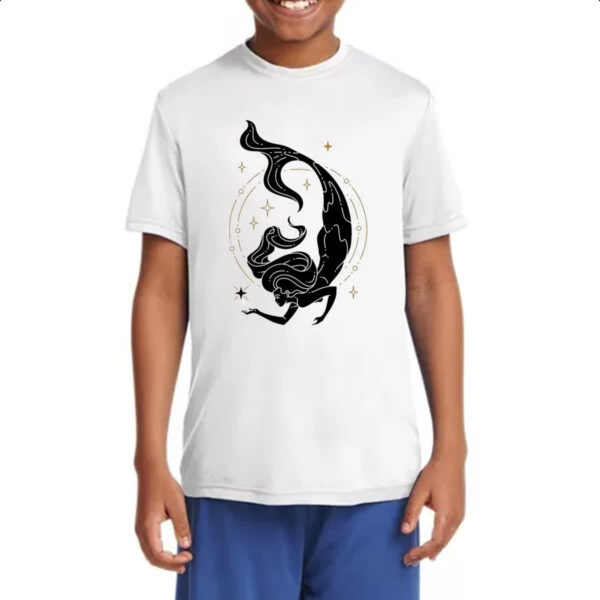 Camiseta Infanto Juvenil Signo Yoga Peixes - Imagem 4