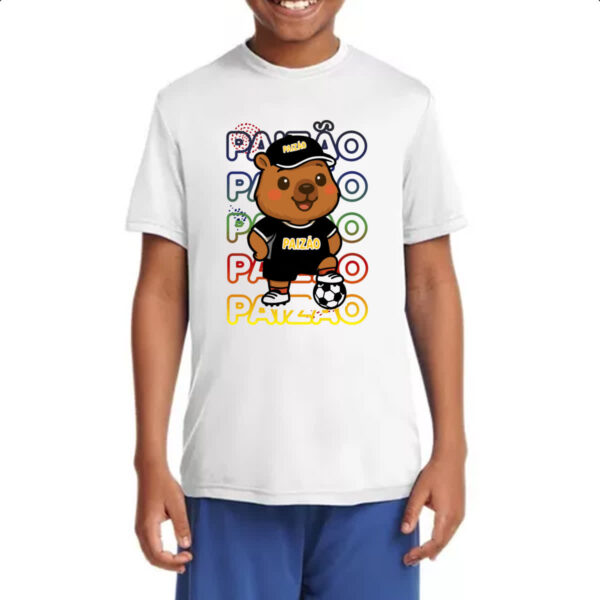 Camiseta Infanto Juvenil Capivara Paizao Futebol - Imagem 4