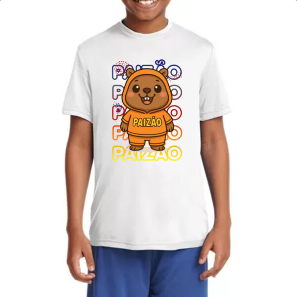 Camiseta Infanto Juvenil Capivara Paizao Paizao - Imagem 4