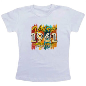 Camiseta Infanto Juvenil Vintage 1961 Limited Edition