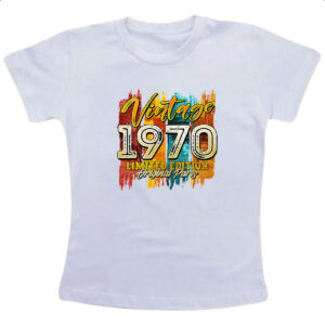 Camiseta Infanto Juvenil Vintage 1970 Limited Edition
