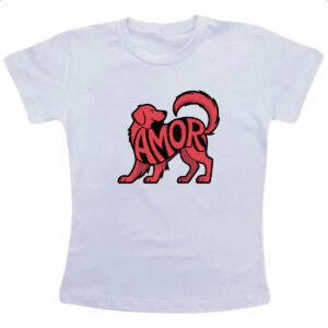 Camiseta Infanto Juvenil Cachorro Amor