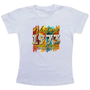 Camiseta Infanto Juvenil Vintage 1973 Limited Edition