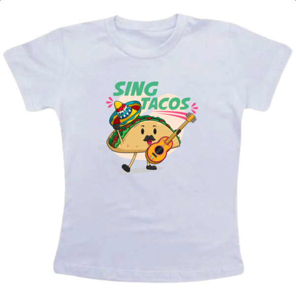Camiseta Infanto Juvenil Tacos Cantor