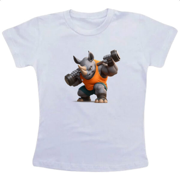 Camiseta Infanto Juvenil Rinoceronte Maromba