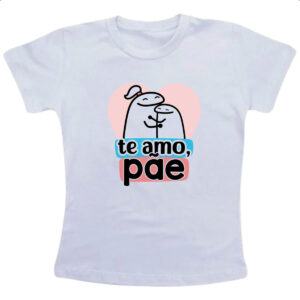 Camiseta Infanto Juvenil Dia dos Pais Flork Amo Pae