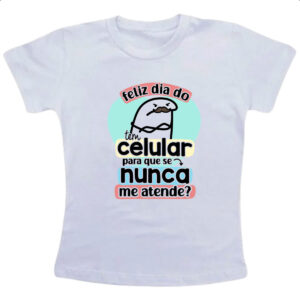 Camiseta Infanto Juvenil Dia dos Pais Flork Celular