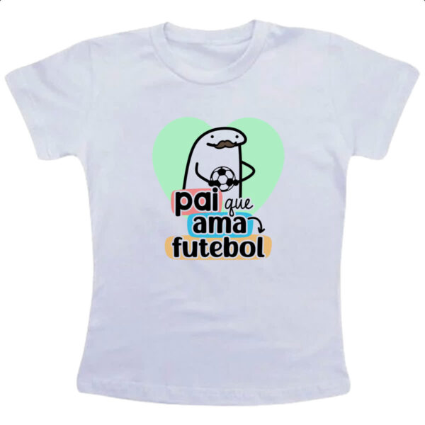 Camiseta Infanto Juvenil Dia dos Pais Flork Futebol