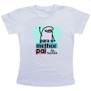 Camiseta Infanto Juvenil Dia dos Pais Flork Melhor 2