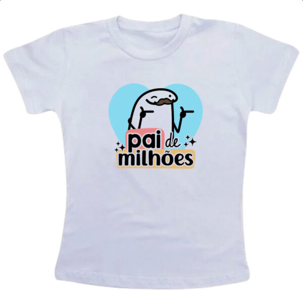 Camiseta Infanto Juvenil Dia dos Pais Flork Milhoes