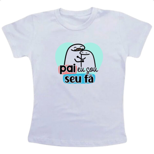 Camiseta Infanto Juvenil Dia dos Pais Flork Seu Fa