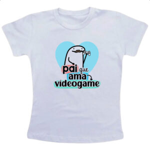 Camiseta Infanto Juvenil Dia dos Pais Flork Videogame