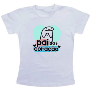 Camiseta Infanto Juvenil Dia dos Pais Flork do Coracao