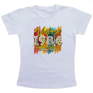 Camiseta Infanto Juvenil Vintage 1984 Limited Edition