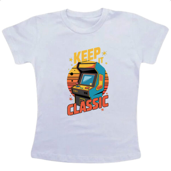 Camiseta Infanto Juvenil Arcade Keep it Classic