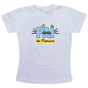 Camiseta Infanto Juvenil Pai de Menina
