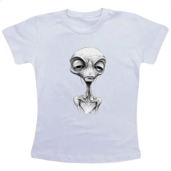 Camiseta Infanto Juvenil Alien Grafite Arte