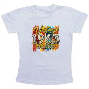 Camiseta Infanto Juvenil Vintage 1963 Limited Edition