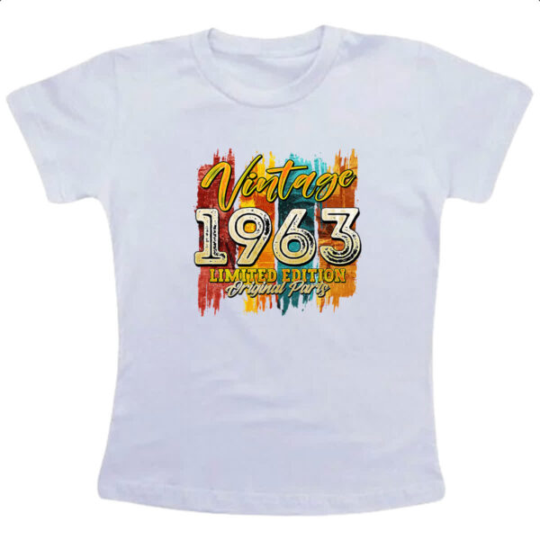 Camiseta Infanto Juvenil Vintage 1963 Limited Edition